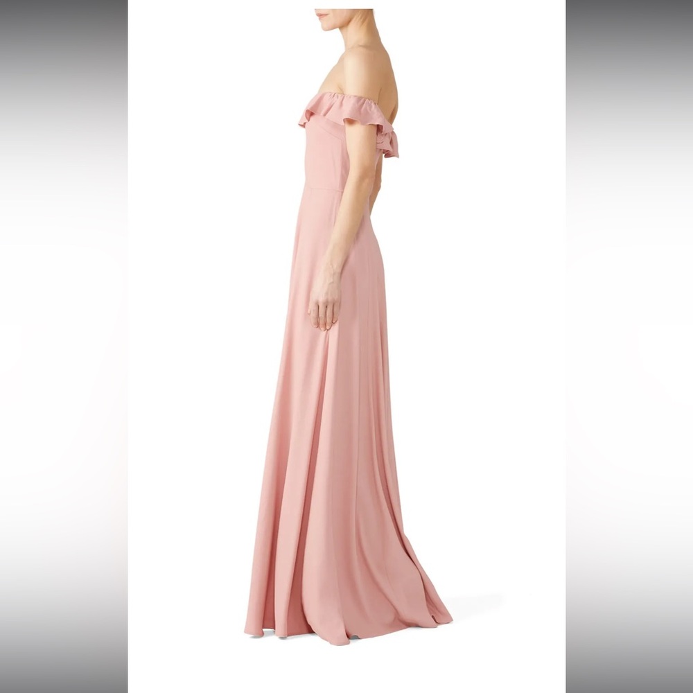 Reformation Off the Shoulder Pink Dress - Picture 2 of 6